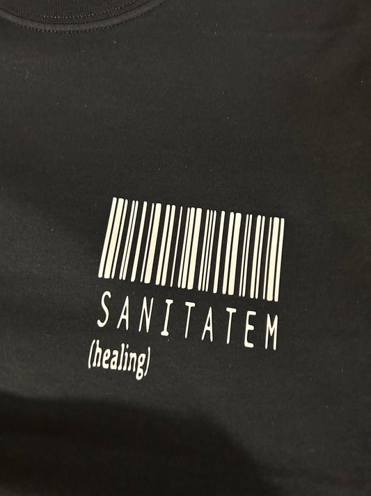 SANITATEM Barcode T-Shirt (White)